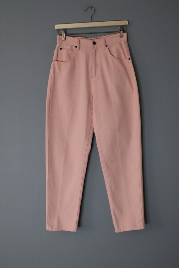 TEA rose pink jeans | soft denim banana jeans | L… - image 2