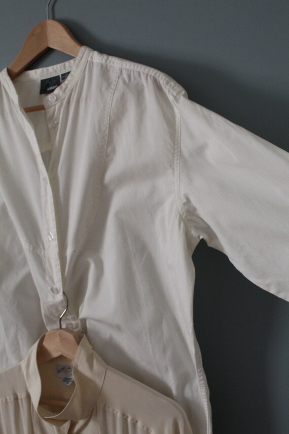 VANILLA CREAM vintage blouses | cotton and silk l… - image 7