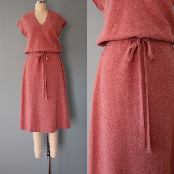CLAY rose pink sweater dress