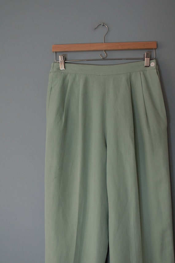SEAGLASS linen and silk trousers - image 4