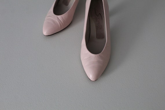 BALLET pink pumps | spring leather kitten heels |… - image 10