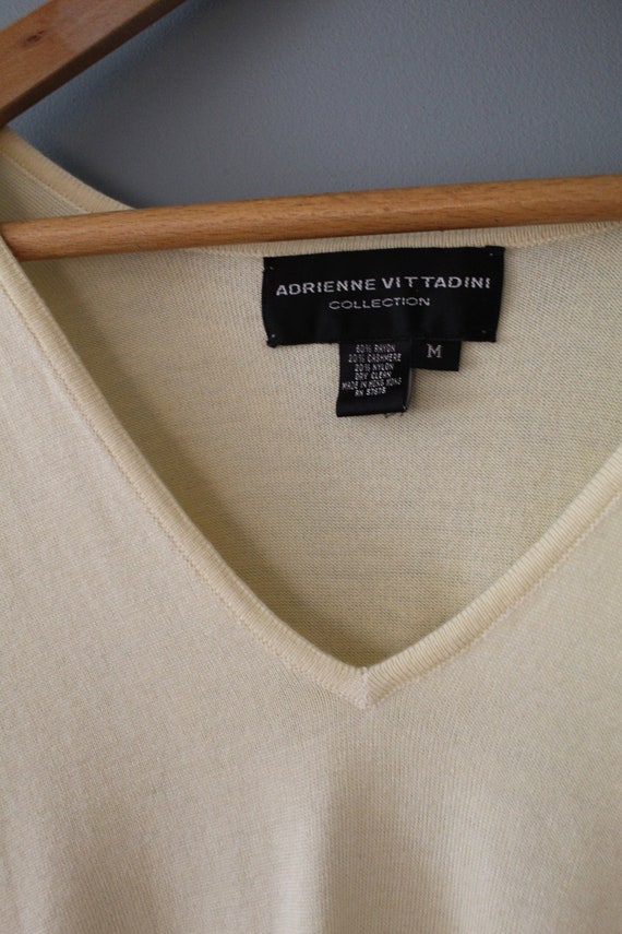 1990s Adrienne Vittadini Long Cotton Pullover (Fits M/L)