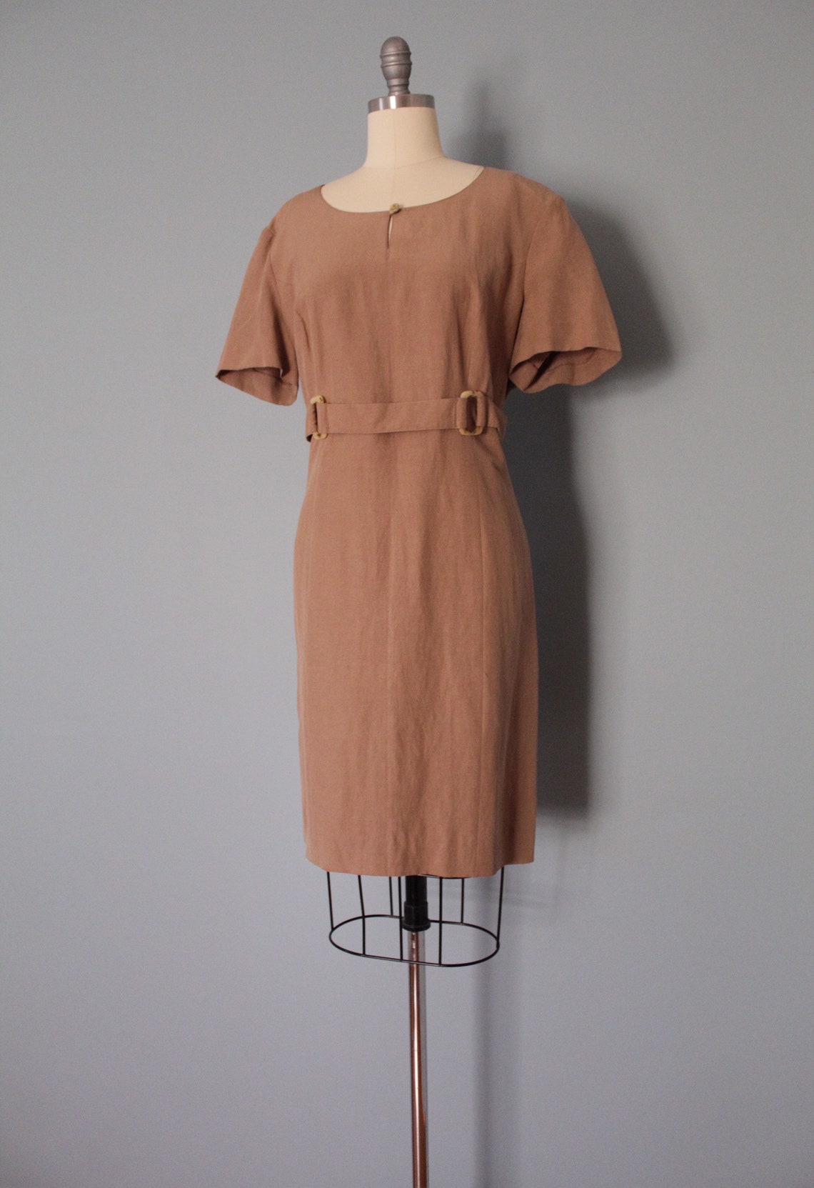NUTMEG silk and linen dress Etsy
