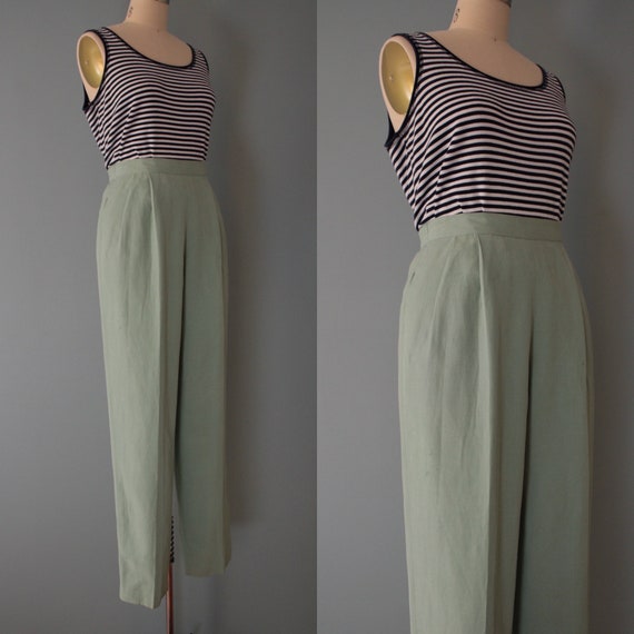 SEAGLASS linen and silk trousers - image 3