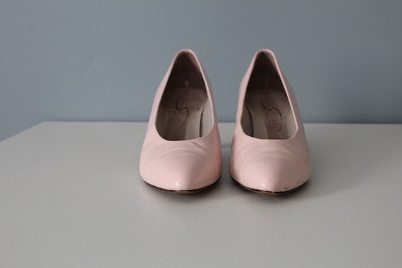 BALLET pink pumps | spring leather kitten heels |… - image 7