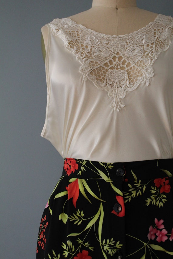 botanical maxi skirt | wildflower print maxi skirt | spring blossom prairie skirt View 5