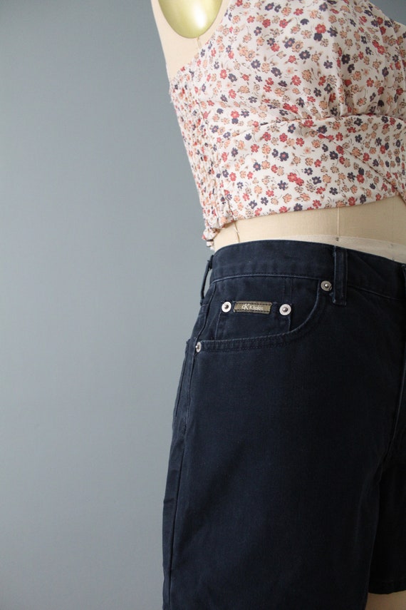 Calvin Klein denim shorts | dark midnight blue sh… - image 7