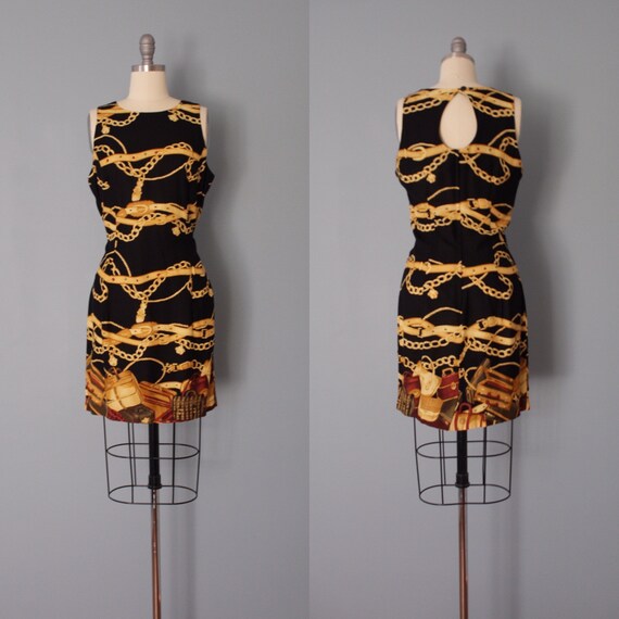 PURSES print mini dress | cut out back dress | nov
