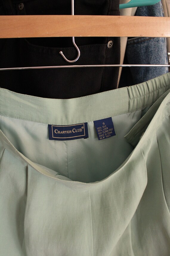SEAGLASS linen and silk trousers - image 9