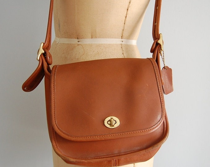 CHESTNUT BROWN Coach Saddle Bag Etsy