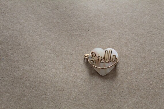 1930s name brooch | "Stella" signature brooch | mo