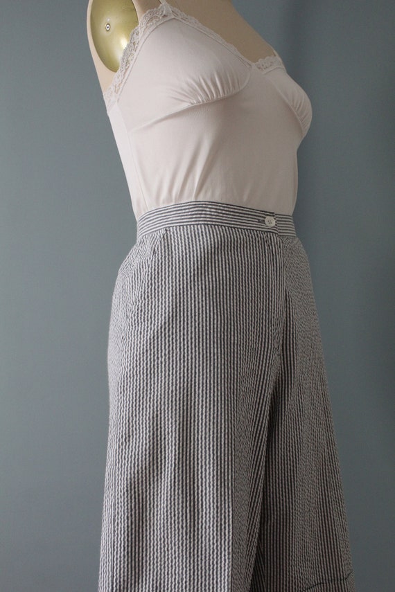 vintage seersucker shorts | 90s Studio Works shor… - image 6