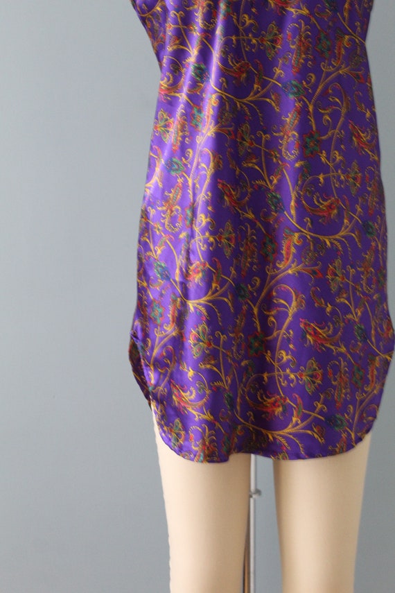 LILAC slip dress | 1990s paisley slip dress | vin… - image 3