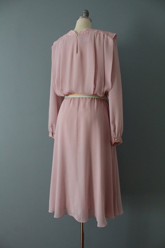 dusty rose pink dress | 1980s Ursula of Switzerla… - image 9