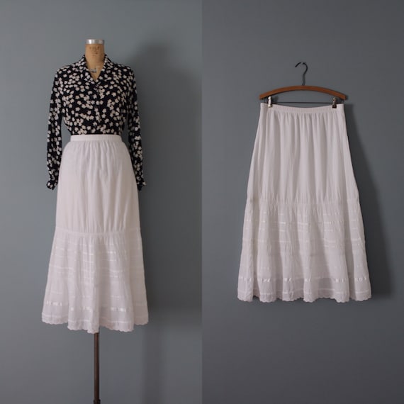 PRAIRIE cotton maxi skirt