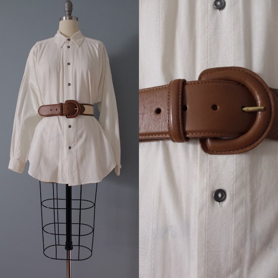 NUTMEG leather belt | woven straw and leather belt