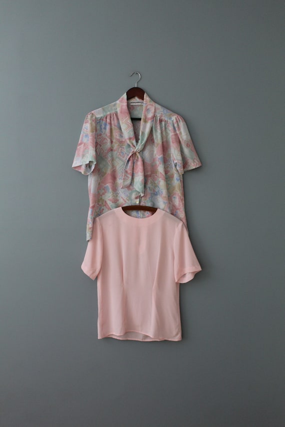 PASTEL summer tops | choose one vintage tops | 19… - image 1