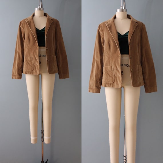 L.L.Bean corduroy blazer | 1990s corduroy jacket |