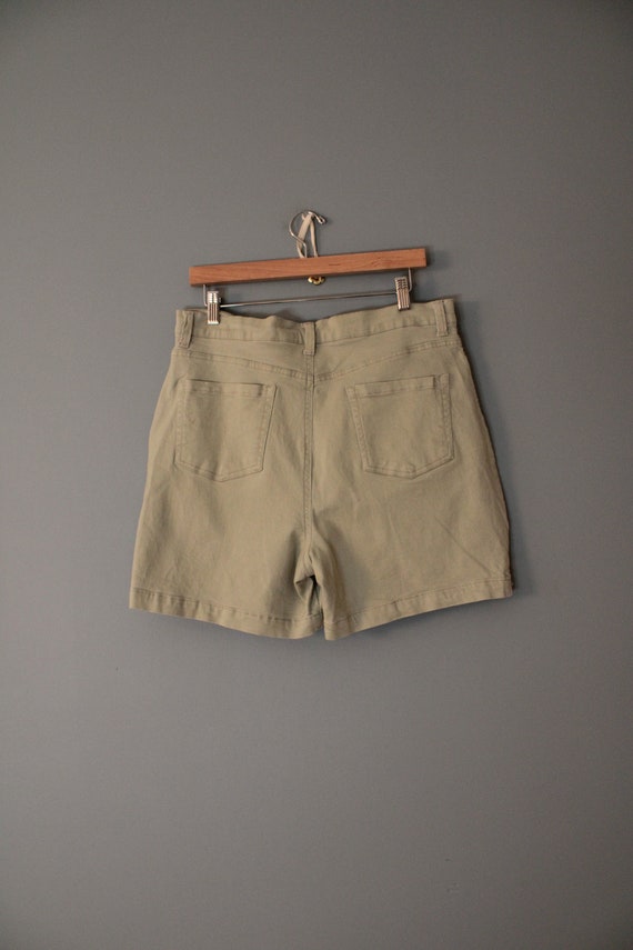 PISTASHIO green denim shorts | soft denim shorts … - image 9