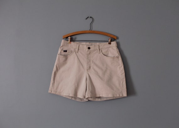 BEIGE summer shorts | 1990s cotton shorts | beige