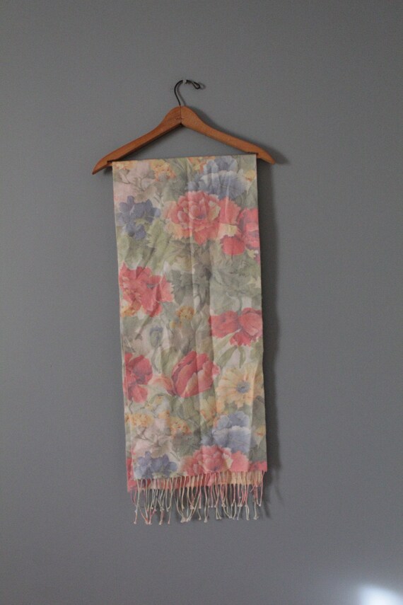 PASTEL fringed scarf - image 9