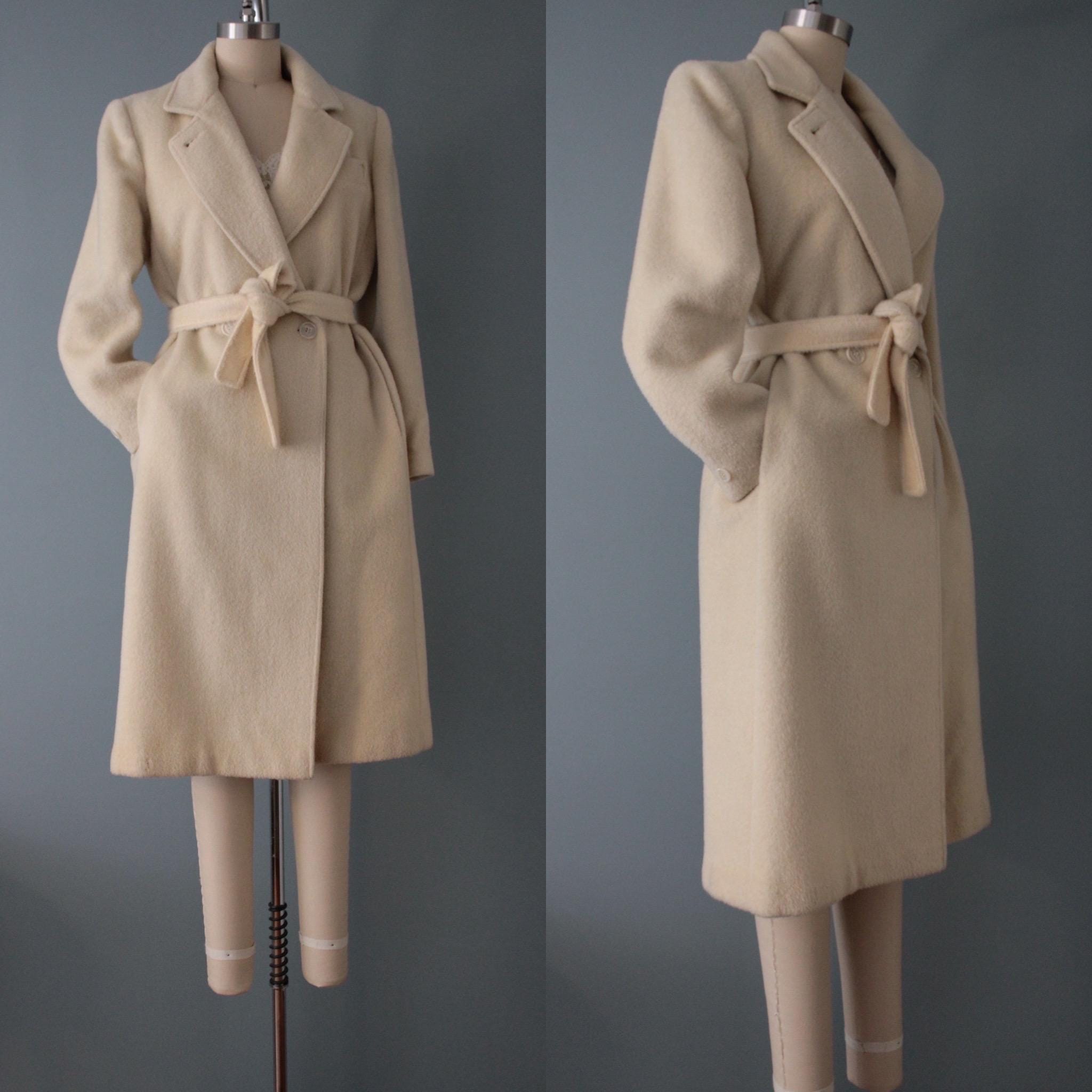 70s Belted Wool Coat - Etsy 70s Belted Wool Coat - Etsy
