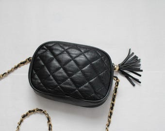 Authentic Chanel Key Chain, Rouge Coco Gloss, Miniature Mirror