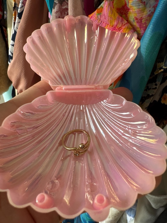 Avon ring | 1980s solid brass ring | clear rhines… - image 6