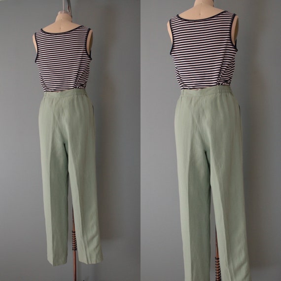 SEAGLASS linen and silk trousers - image 10