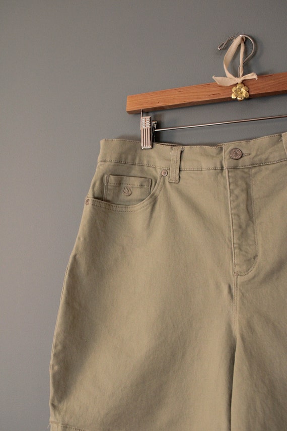 PISTASHIO green denim shorts | soft denim shorts … - image 6