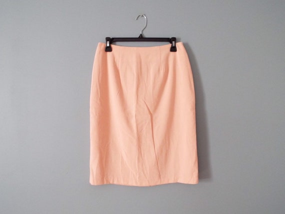 PUTTY pink pencil skirt | micro pleat mini skirt - image 8