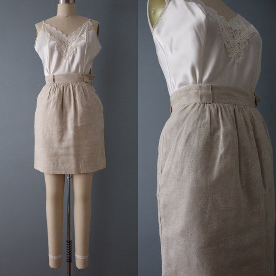 BRANCHES print cotton skirt | Liz Claiborne soft c