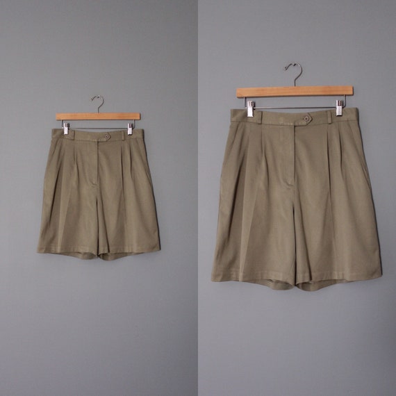 SAGE green tap shorts | high waisted tap shorts |
