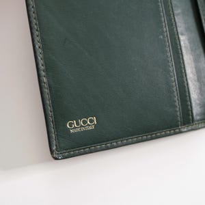 Cartera Gucci de los años 70 / Cartera de diseñador / Cartera Gucci hecha en Italia