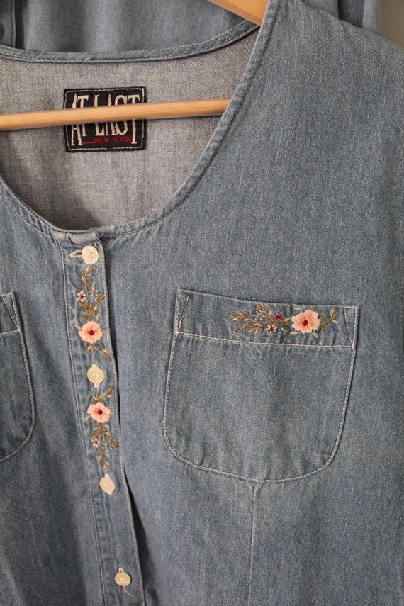 DENIM embroidered blouse | choose one denim blous… - image 5