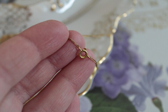 Vintage gold dipped leaf necklace | 12K gold plat… - image 13