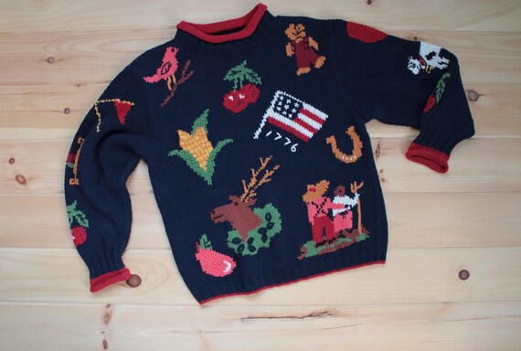 Americana 1776 home sweet home sweater View 6