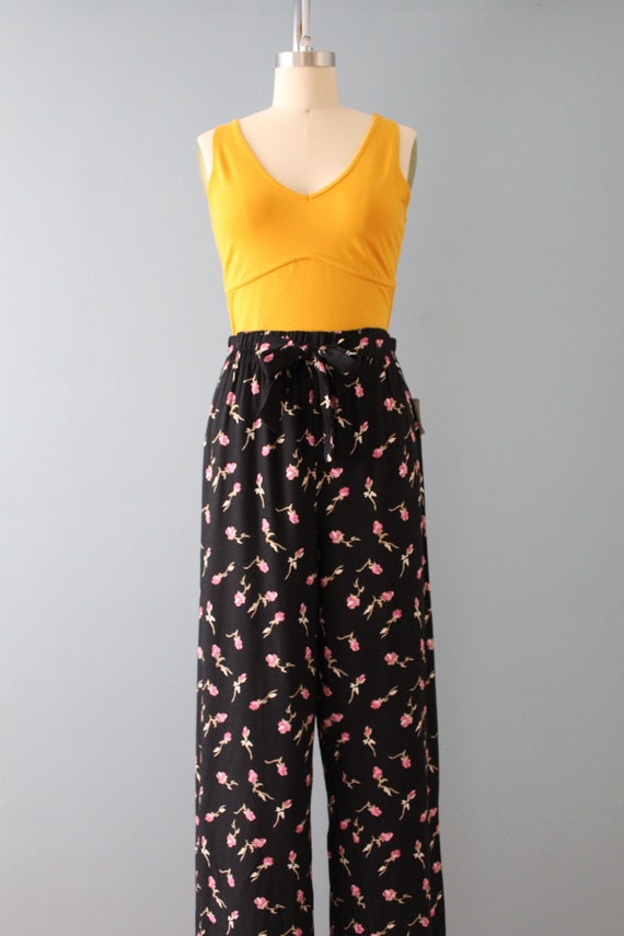 ROSE buds bow pants | tie front bow high waisted … - image 3