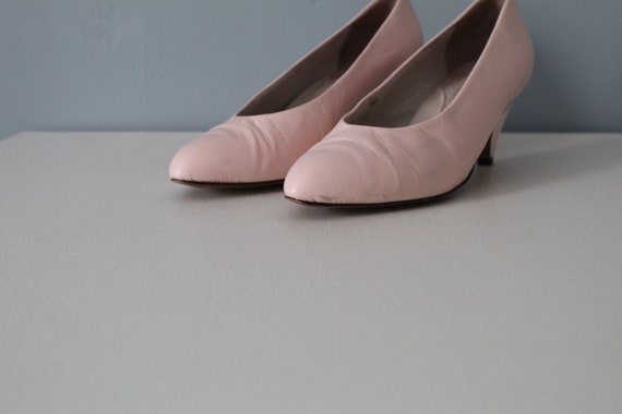 BALLET pink pumps | spring leather kitten heels |… - image 5