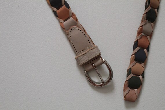 NEUTRALS chain leather belt | Capezio leather bel… - image 7