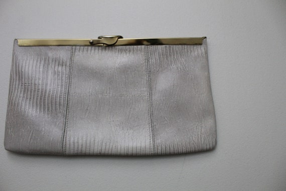 1980s Etra clutches | mocha suede and gray leathe… - image 7