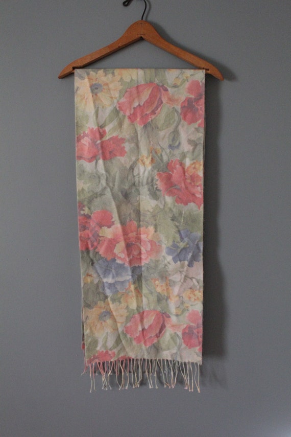 PASTEL fringed scarf - image 2