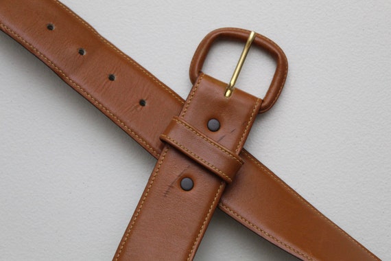 CARAMEL leather belt | bohemian wide leather belt | leather buckle belt