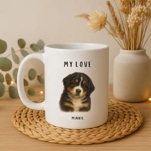 Caneca personalizada para animal de estimação com foto de animal de estimação, caneca para cachorro, caneca personalizada para animal de estimação, caneca personalizada para cachorro, presente para mãe de cachorro