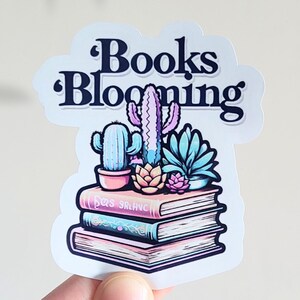 Cute Book Lover Sticker  Bookish Vinyl Sticker Reading Sticker for Journals, Planners, Laptops, BookTok Gift, Cute Stickers, Book Sticker,
