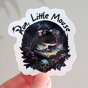Petite souris, Sticker romance sombre, Stickers pour les amateurs et les fans de romance sombre, Merch, Fans livresques, Sticker pour fan de romantisme romantique, Fans livresques