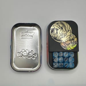 Pokemon TCG Mini Tin Insert with Status & Ability Markers | Dice Organizer for Pokemon Mini Tins | TCG Storage Insert (No Dice) image 3