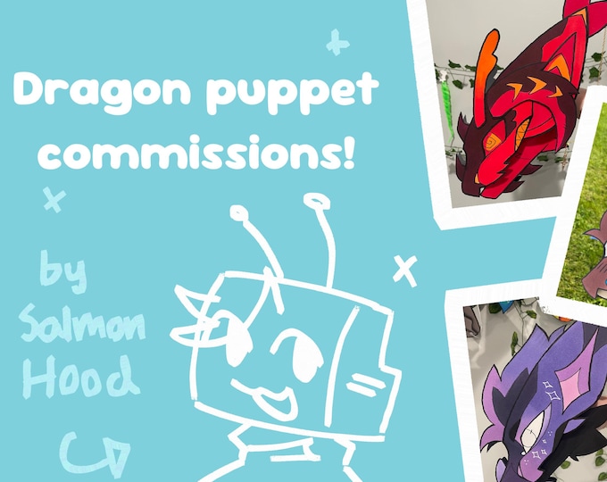 Custom Dragon Puppet Commissions! (read Description) - Etsy
