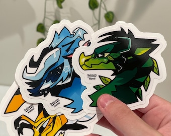 Salmon Hood's Dragon stickers!