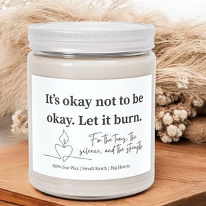 Grief Support Candle Gift Sympathy Friend Gift Family Bereavement Gift Loss of Loved One Gift Coworker Grieving Comfort Gift Memorial Candle